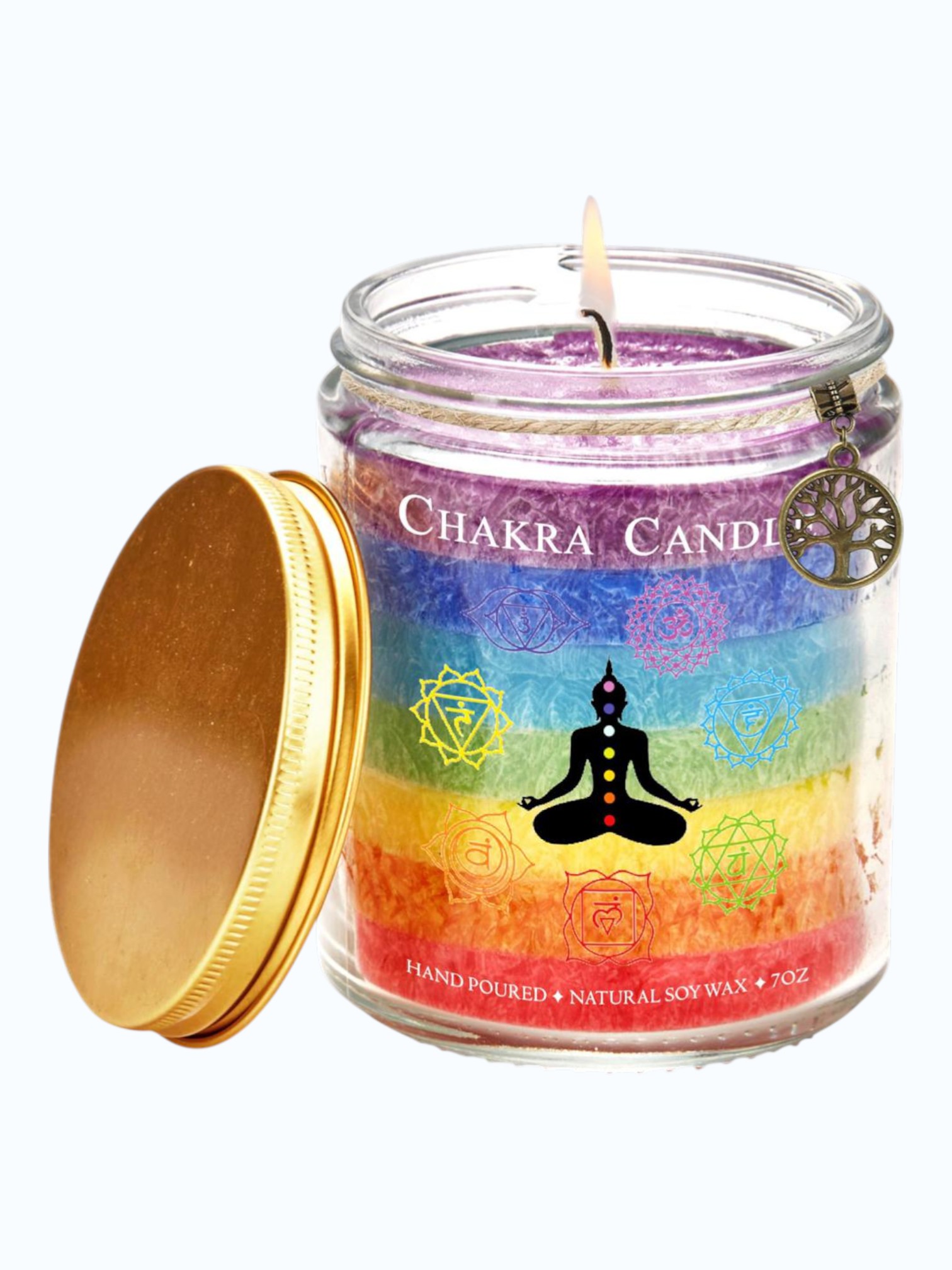 Chakra Candle Jar