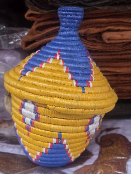Woven Lidded Ritual Basket